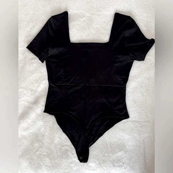 And Now This Black Corset Short Sleeve Bodysuit - NWT - Picture 4 of 9